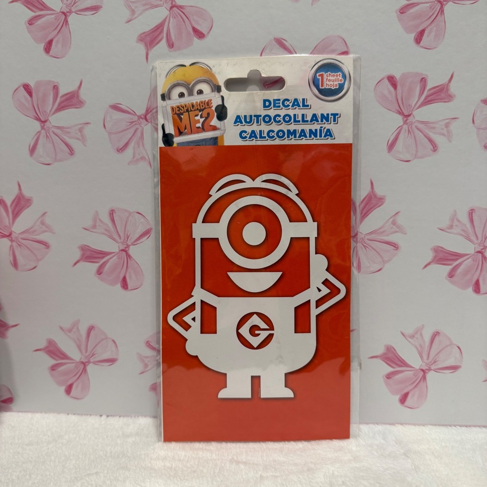 Despicable Me 2 Minion Car Decal Wall Decal Sticker Kids Universal Studios